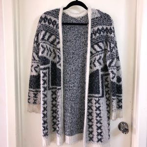 Soft furry cardigan from UO